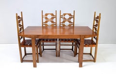 Jordi Vilanova i Bosh Mid-Century Mediterranean Modern Ash Dining Room Set
