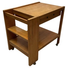 Jordi Vilanova Pine Wood Bar Cart, Spain, Circa 1960 Jordi Vilanova Pine Wood Bar Cart, Spain, Circa 1960