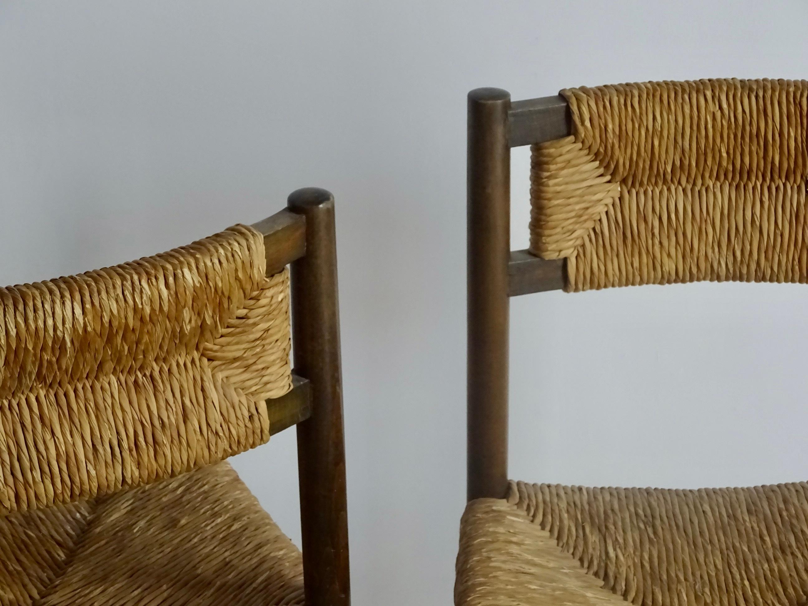 Jordi Vilanova Rush Chairs, Set of Four For Sale 2