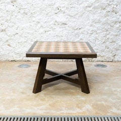 Tavolino da caffè in Wood e ceramica di Jordi Vilanova: Capolavoro della metà del secolo scorso in Spagna