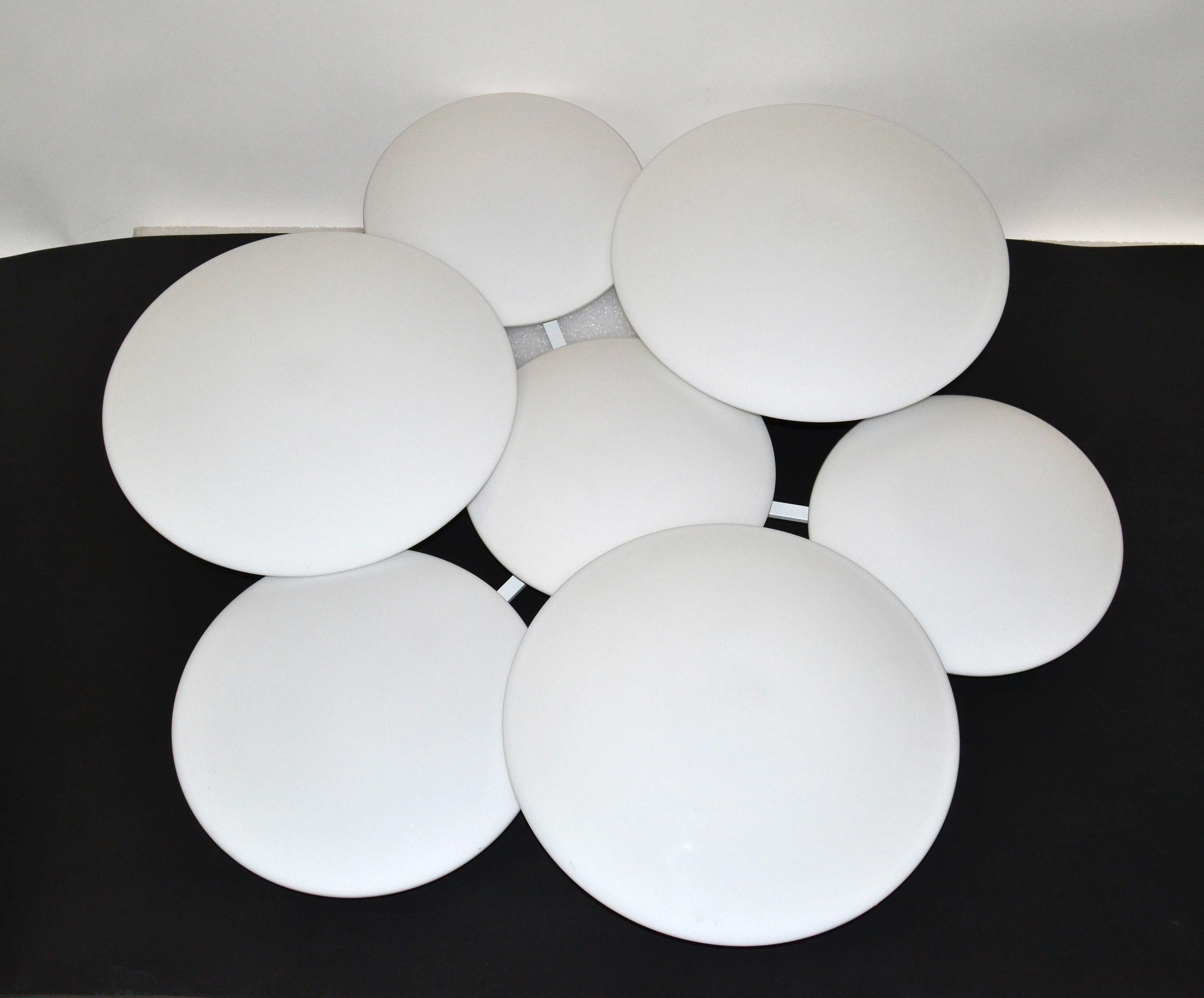 Aluminum Jordi Vilardell Modern Puck Lamps, Chandelier for Vibia, Contemporary Wall Light