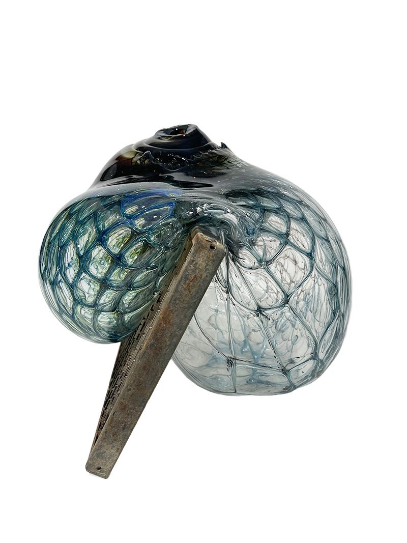 Jörg F. Zimmermann German, Blown Glass Shell Sculpture For Sale 2