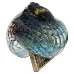 Jörg F. Zimmermann German, Blown Glass Shell Sculpture
