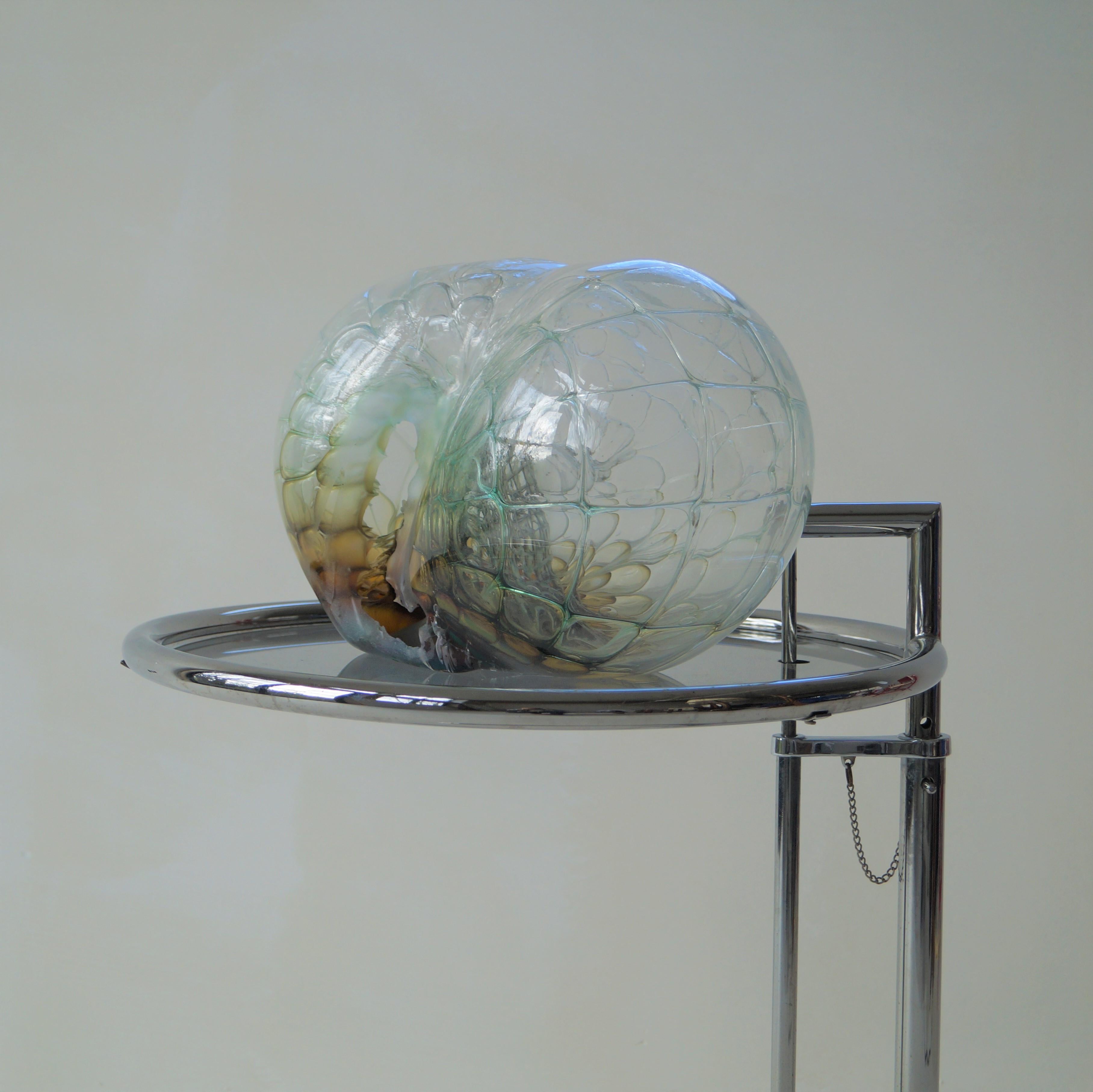 Jörg F. Zimmermann große wabenförmige Glasskulptur im Angebot 8