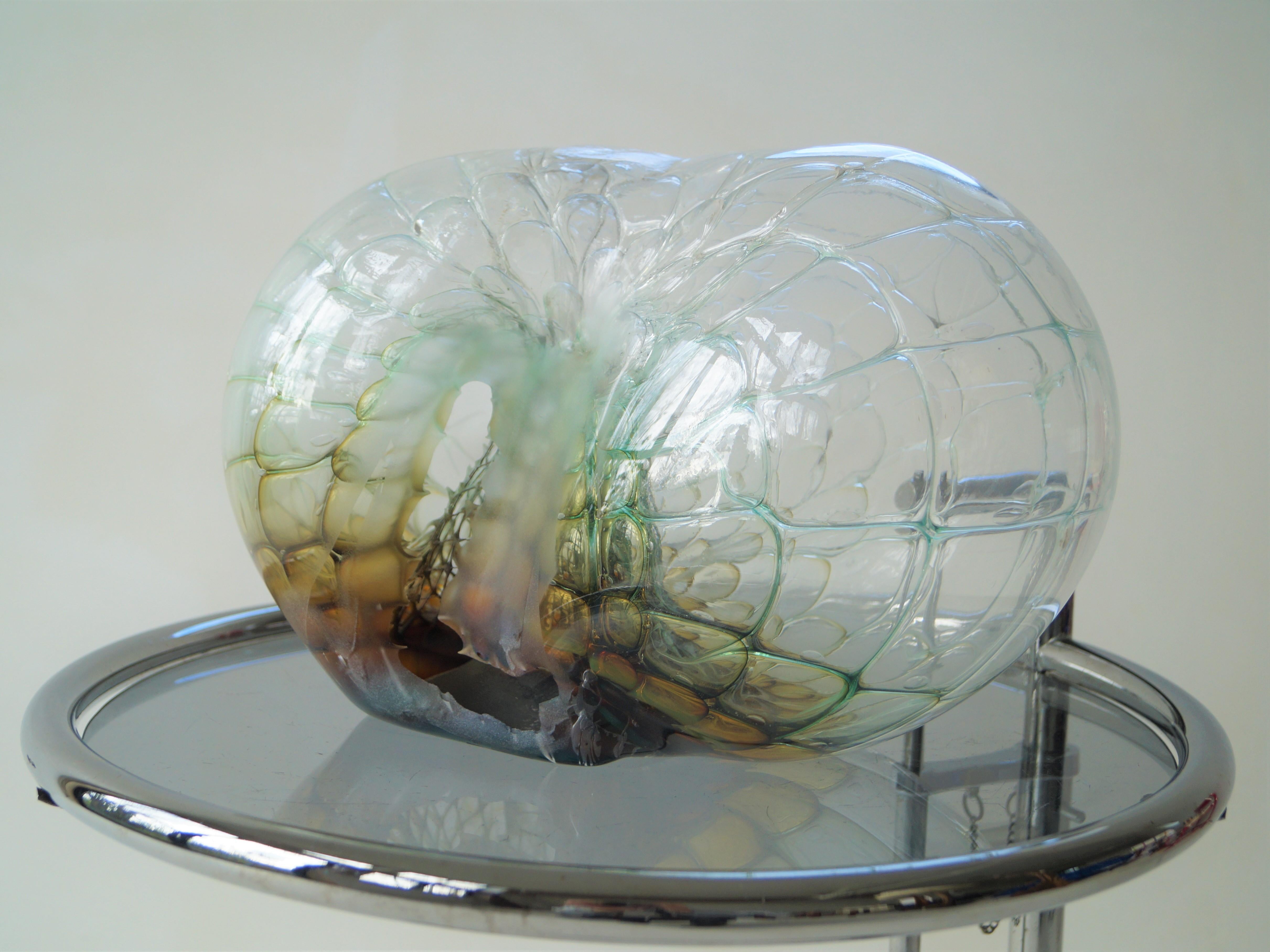 Scultura in vetro a nido d'ape di grandi dimensioni di Jörg F. Zimmermann in vendita 10