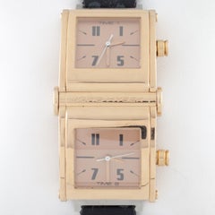 Jorg Hysek 18 Karat Yellow Gold Limited Edition of 200 Dual Time Quartz Watch