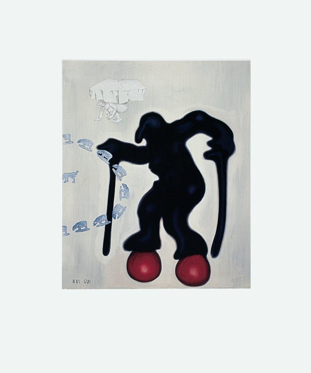 2000 Jorg Immendorf 'Untitled (Hui Gui)' - Print by Jörg Immendorf