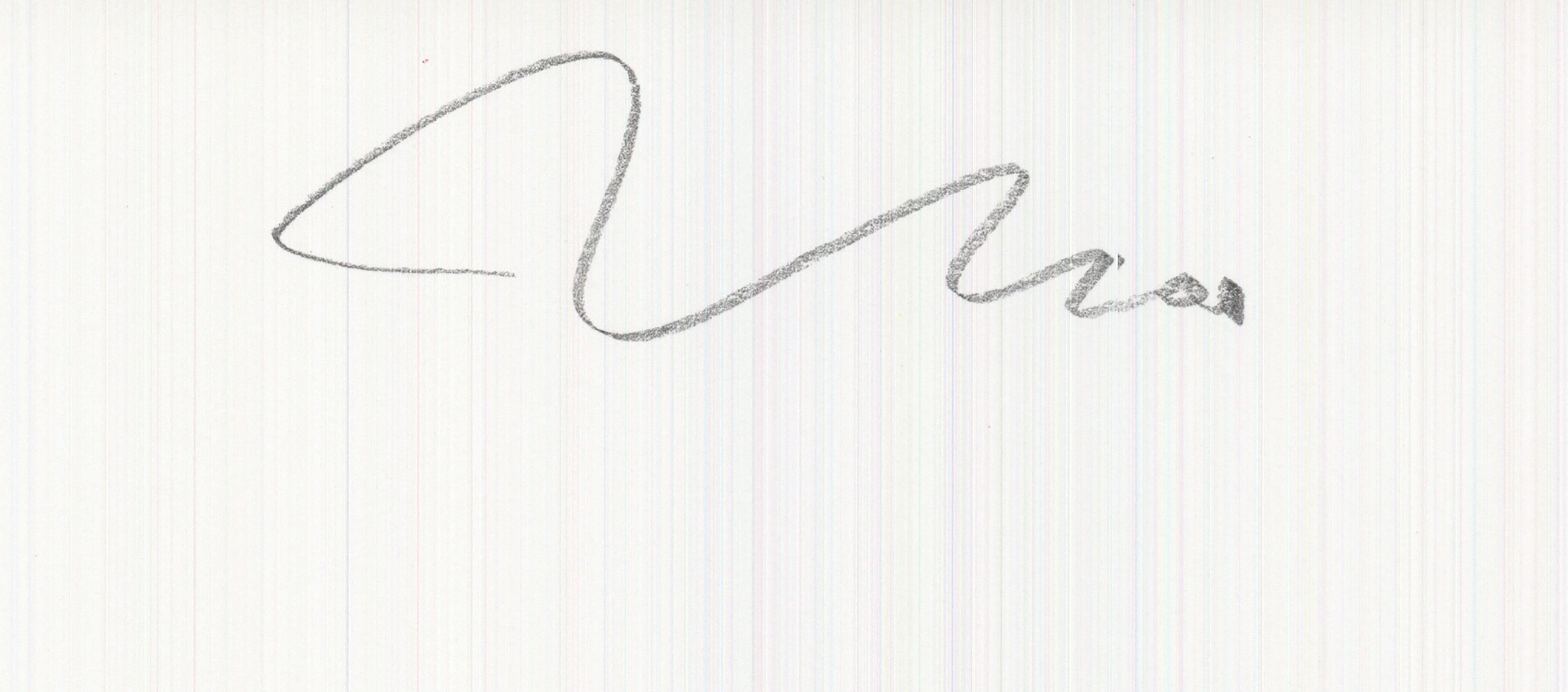 Jorg Immendorf- '80 Years Joseph Bueys' - Hand  Signed - Contemporary Print by Jörg Immendorf
