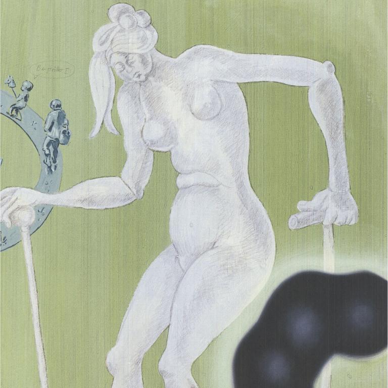 Jorg Immendorf '80 Jahre Joseph Bueys' 2000- Lithographie offset signée en vente 2