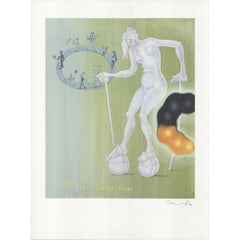 Jorg Immendorf '80 Jahre Joseph Bueys' 2000- Litografia offset- Firmato