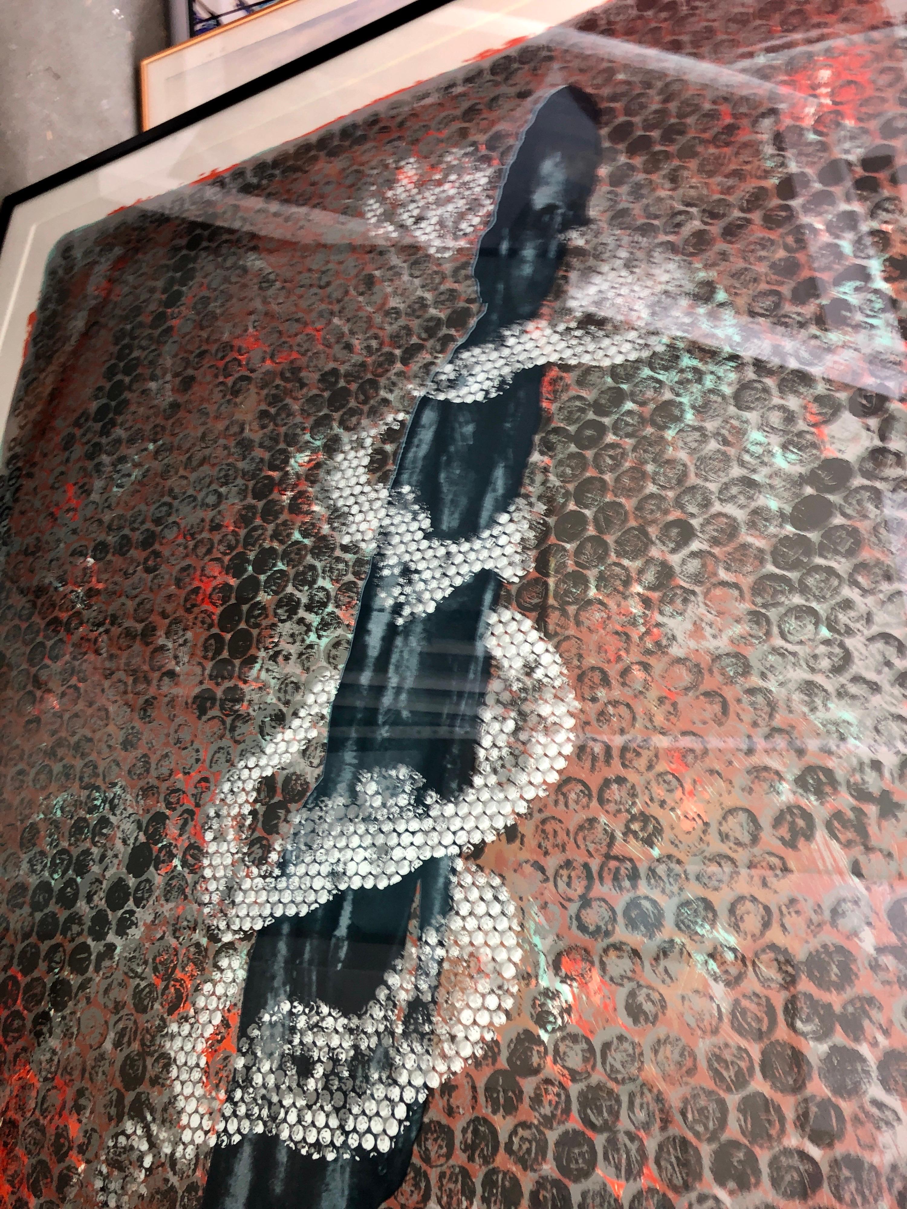 Serigrafia di grandi dimensioni Neo Figurativo Espressionista Stampa Jorg Immendorff - Print Neoespressionismo di Jörg Immendorf