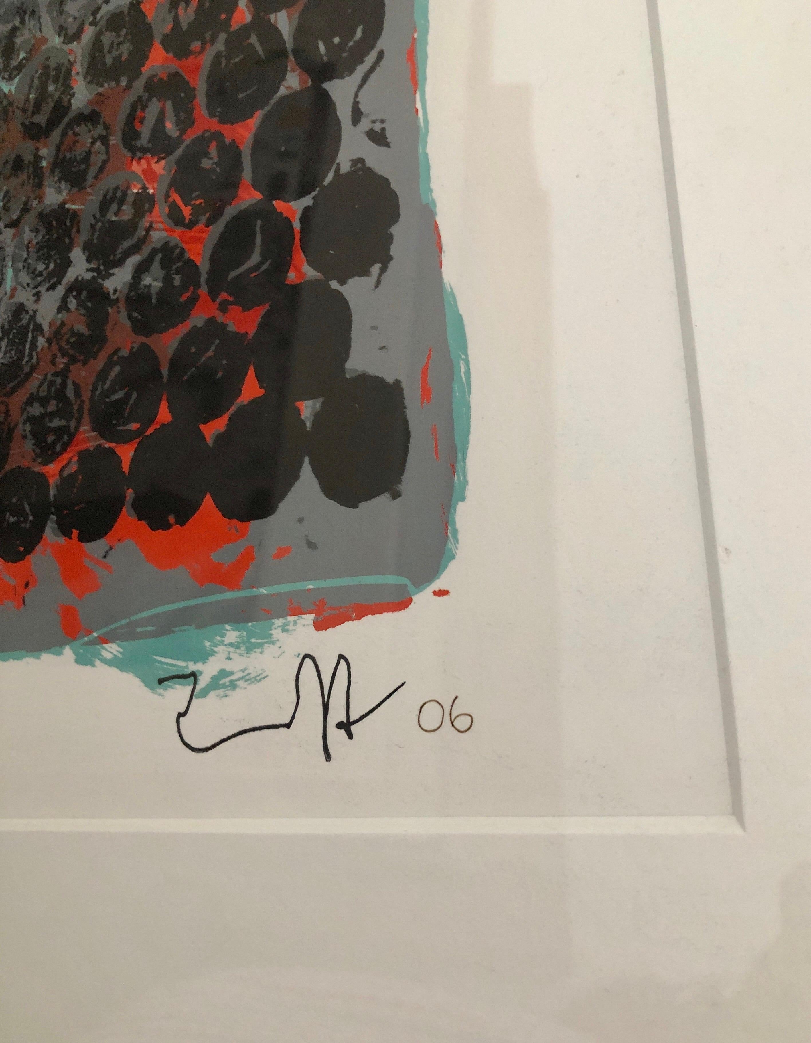 Serigrafia di grandi dimensioni Neo Figurativo Espressionista Stampa Jorg Immendorff in vendita 3