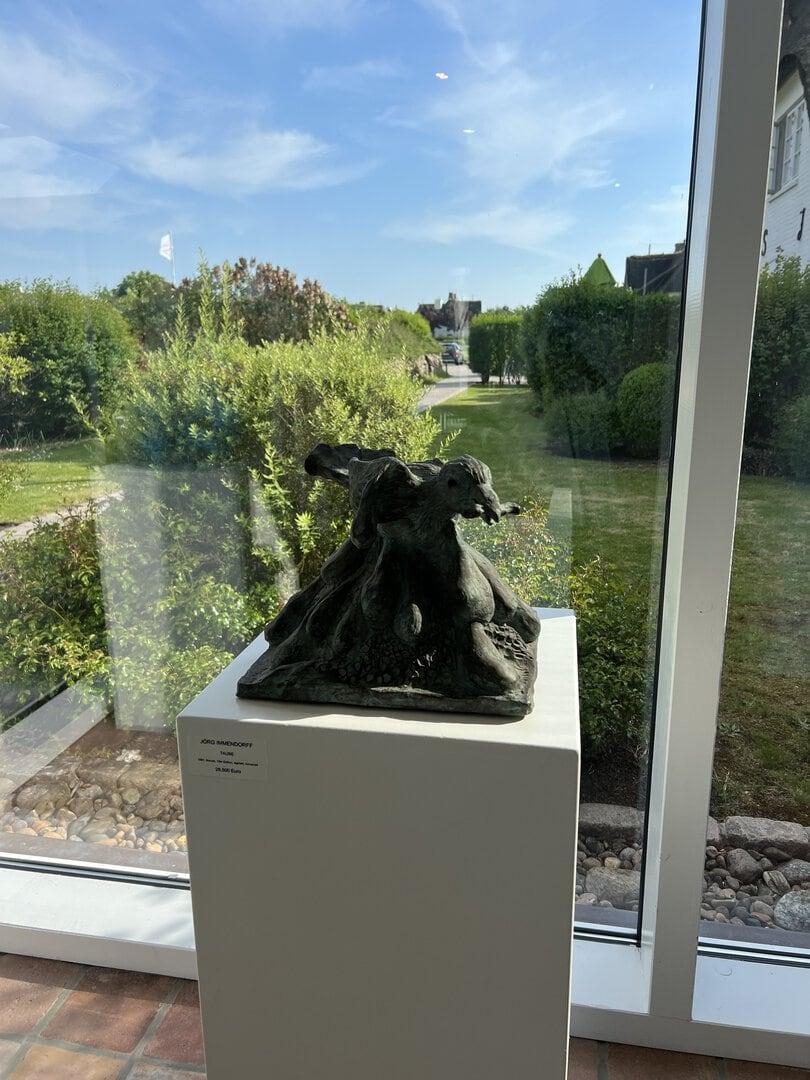 Taube - Sculpture by Jörg Immendorf