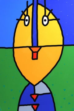 Jorge Blanco (Born 1945) American, Mixed Media "Mirror Mirror on the Wall"