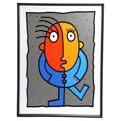 Jorge Blanco (né en 1945) Américain, techniques mixtes "OMG"