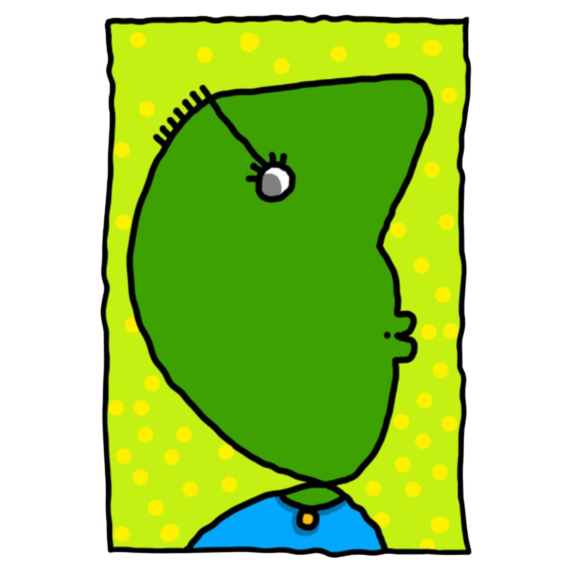 Jorge Blanco (geboren 1945) Amerikaner, Mischtechnik "Petit Pois"