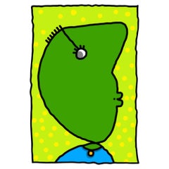 Jorge Blanco (geboren 1945) Amerikaner, Mischtechnik "Petit Pois"