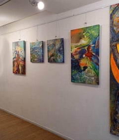 magnifique, peinture, acrylique sur toile