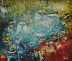 la luz interior, Pintura, Acrílico sobre lienzo