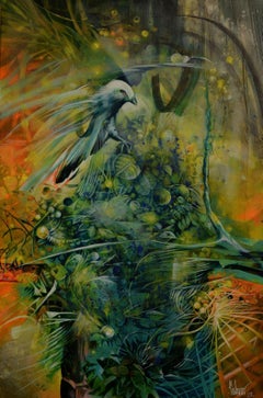 White Dove, Painting, Acrylic on Canvas