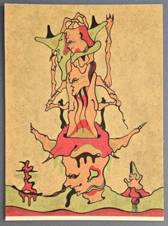 Untitled Composition (Poligrafa, Redfern, Kubanischer Surrealismus, Symbolismus, ~40% OFF)