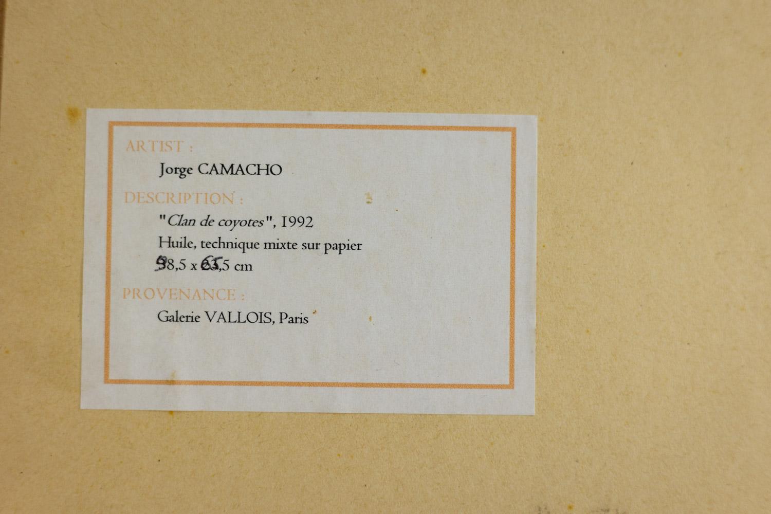 Jorge Camacho. Arbeit Clan der Koyoten. Jahr 1992. im Angebot 2