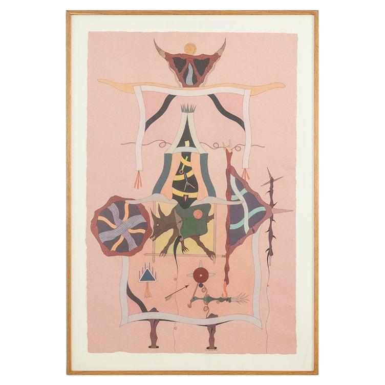 Jorge Camacho. Work “Clan of coyotes”. Year 1992.