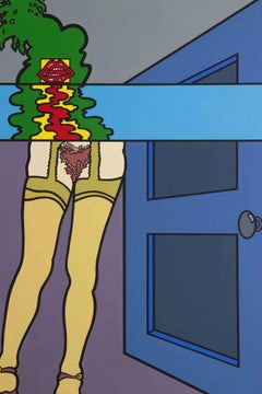 Portrait of Woman - Oil paint by J. Carruana - 1977