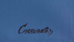 Swimming in a Female Water - oil paint by J. Carruana - 1977