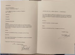 Castillo 13 Compañeros expressionniste abstrait litografia