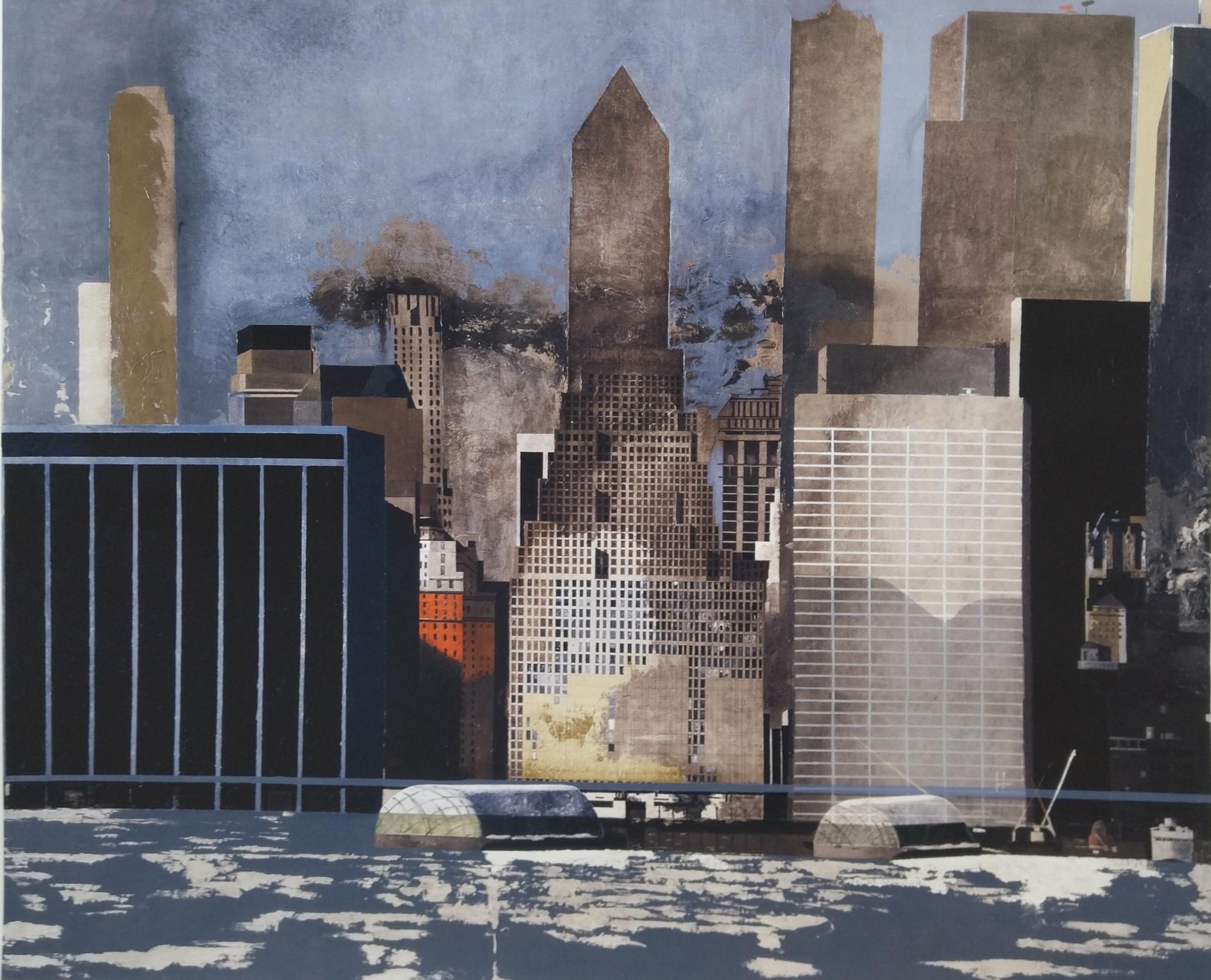 Jorge Castillo 18 New York  Big  City. serigraphy. For Sale 1