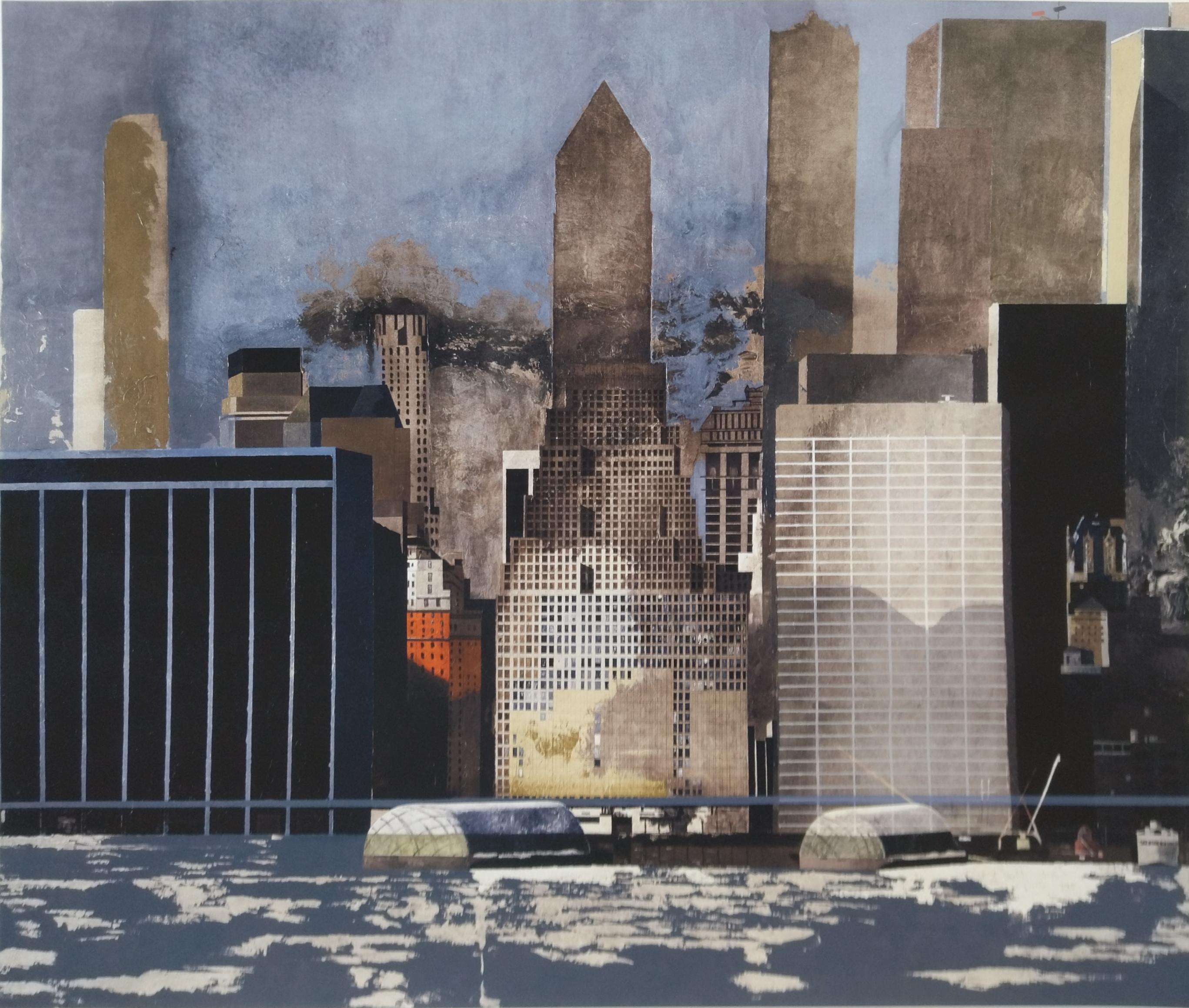 Jorge Castillo 18 New York  Big  City. serigraphy. For Sale 2