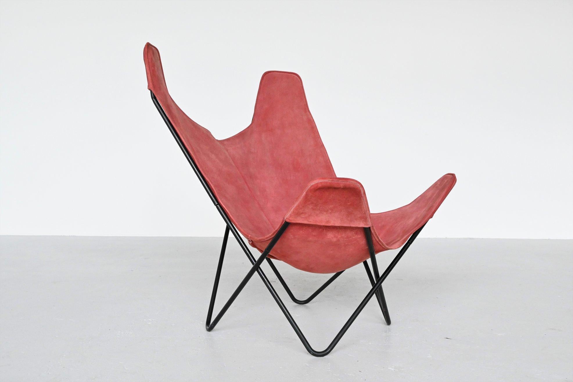 Mid-Century Modern Jorge Hardoy Ferrari Butterfly Chair Knoll, USA, 1970