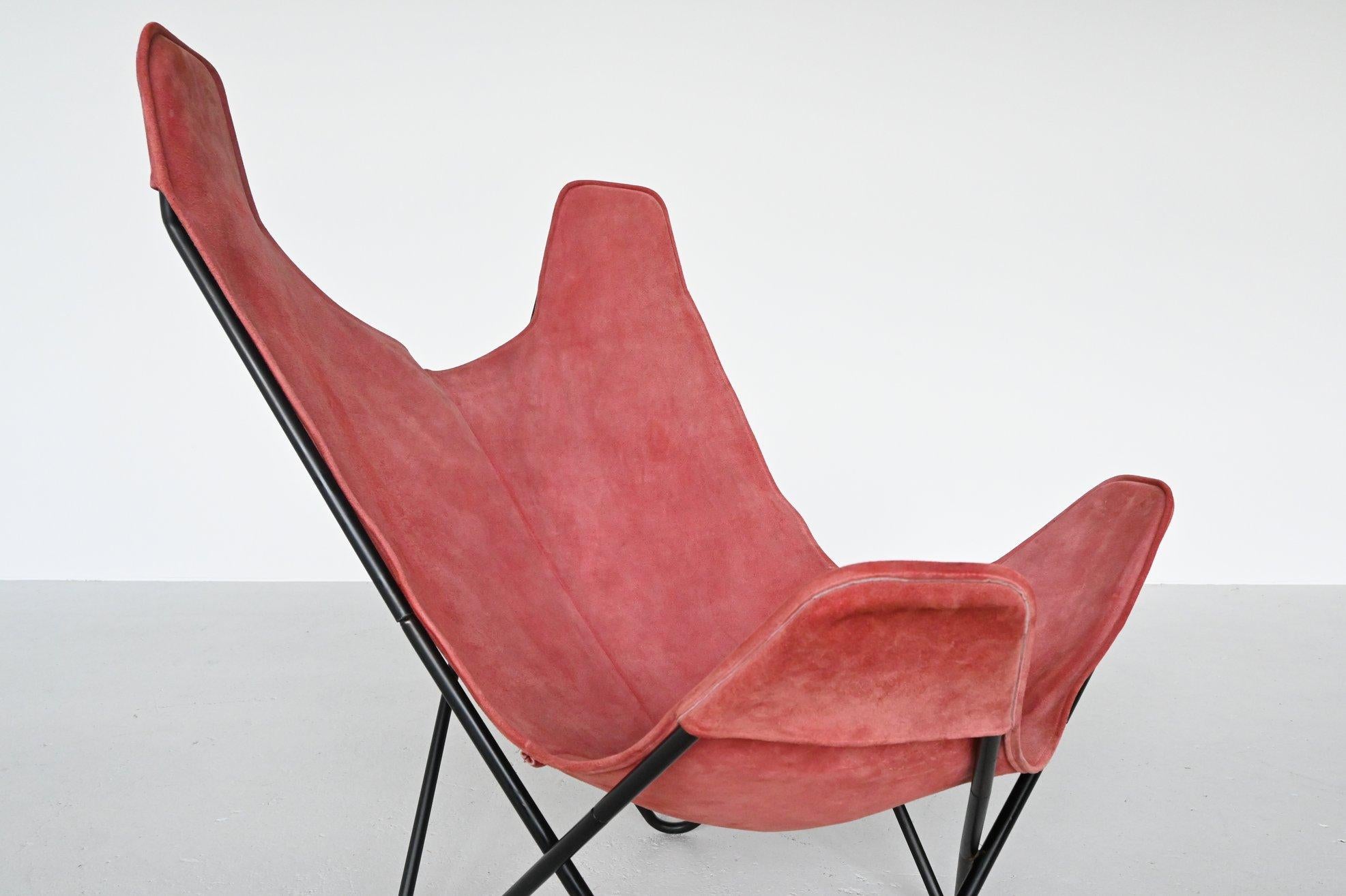 Lacquered Jorge Hardoy Ferrari Butterfly Chair Knoll, USA, 1970