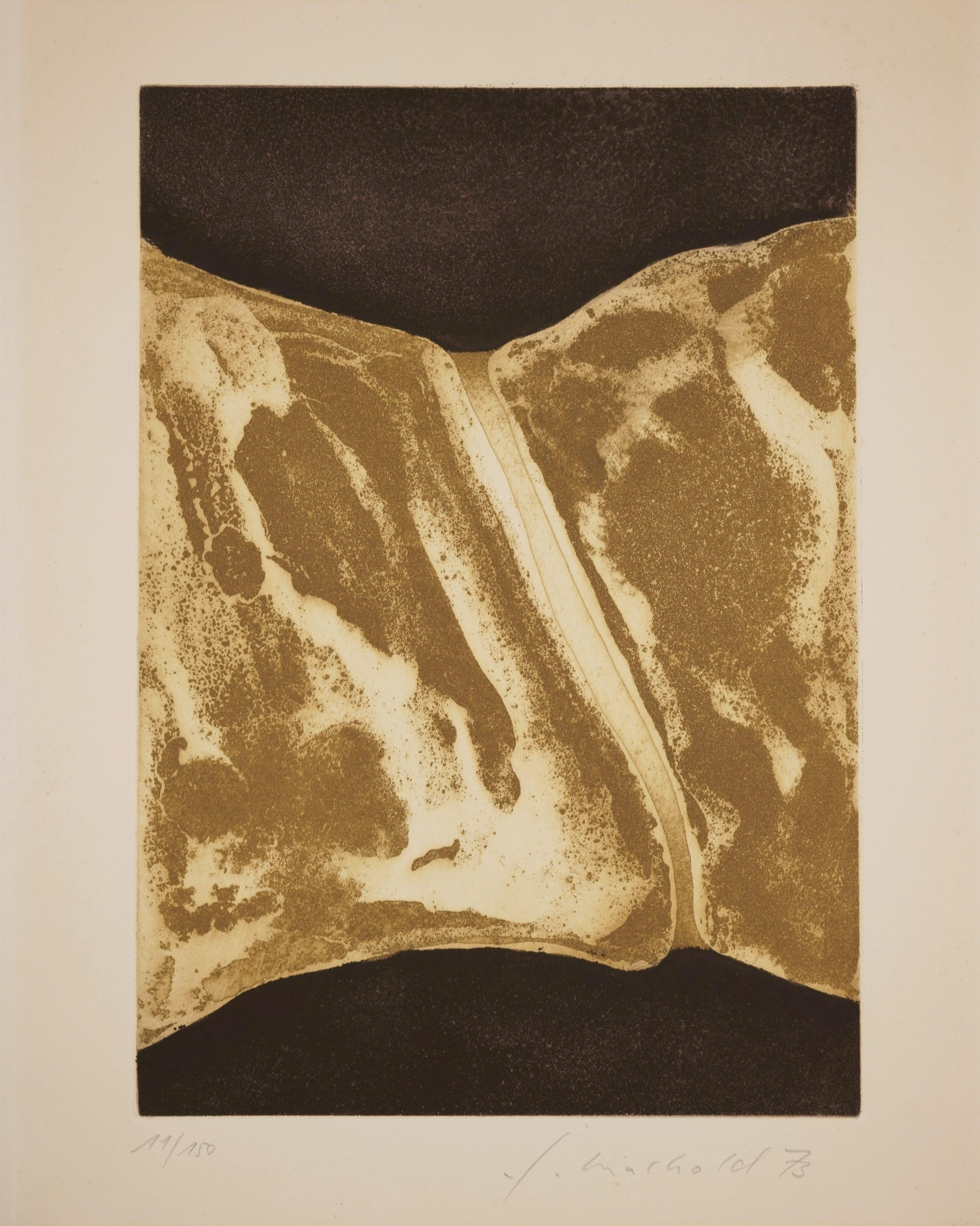 Untitled / - The archaism of nature - - Abstract Print by Jorge Machold