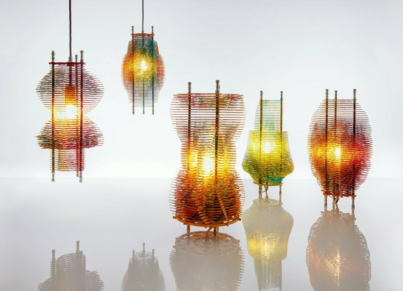 Contemporary Jorge Pardo. ‘Brussels Lamps’ #14 For Sale