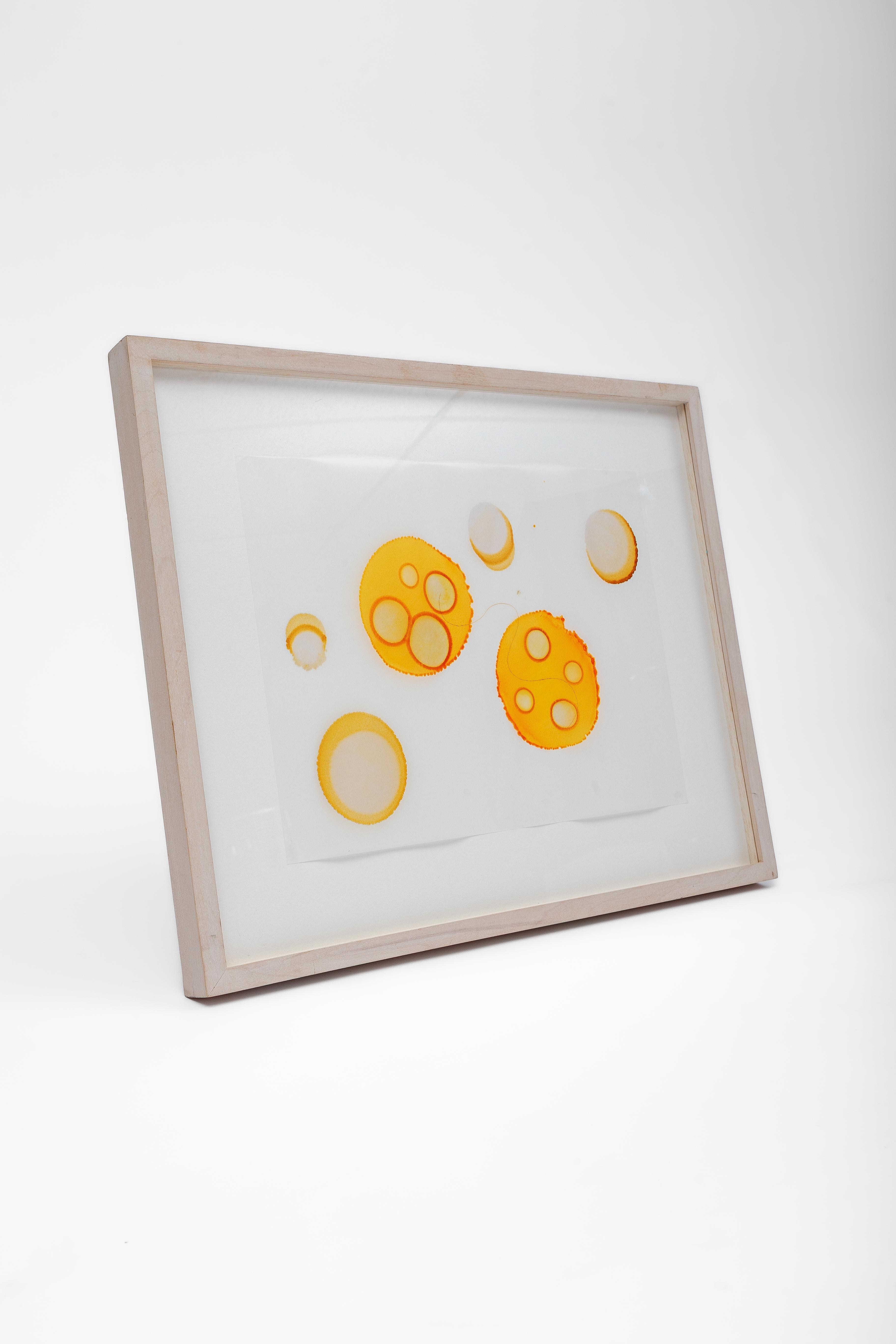 Jorge Pardo: pantone drawing on vellum 1998 In Good Condition For Sale In Zemst, BE