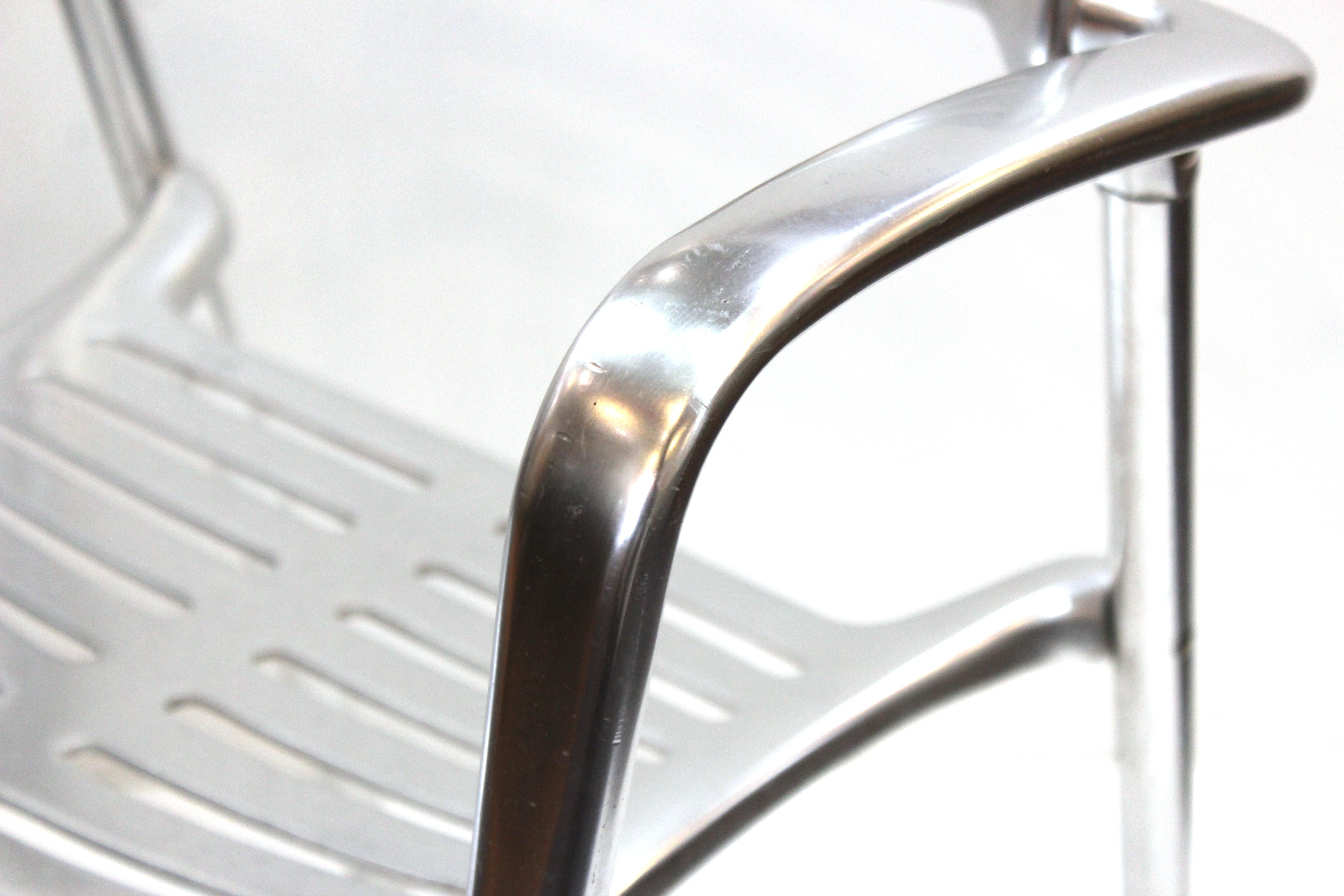 Jorge Pensi for Knoll Modern Aluminum 'Toledo' Chairs 2