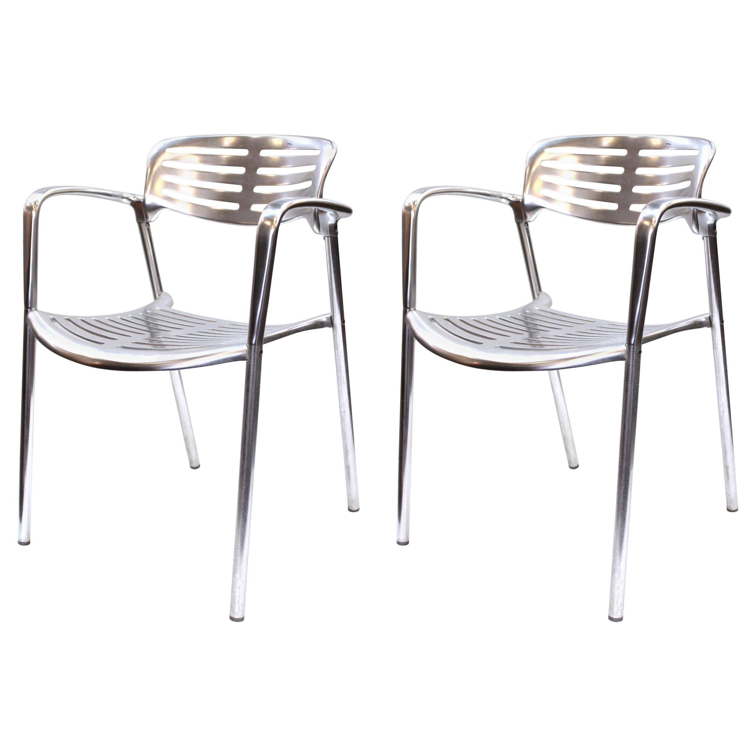 Jorge Pensi for Knoll Modern Aluminum 'Toledo' Chairs