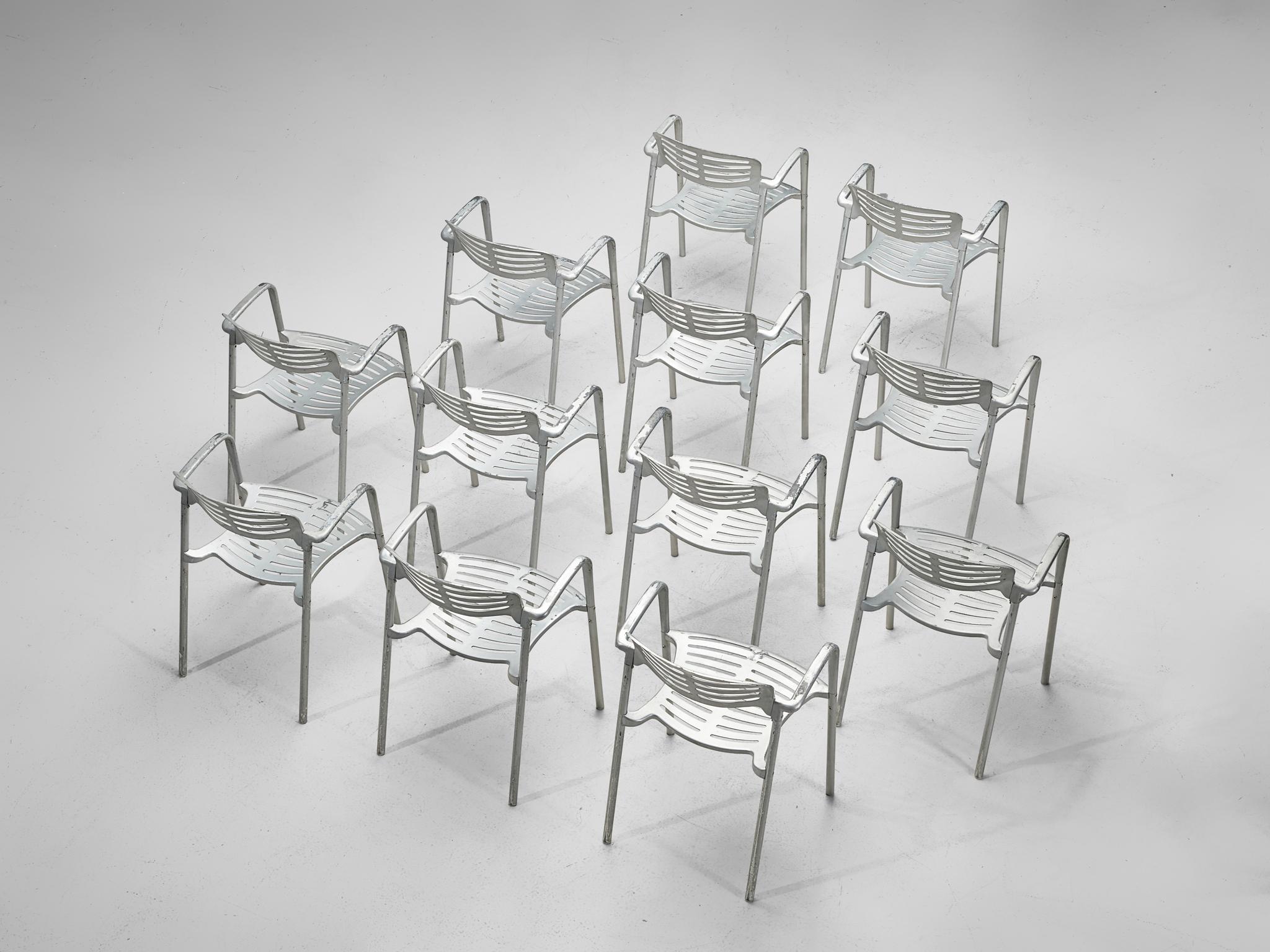 Fauteuils Toledo en aluminium de Jorge Pensi 3