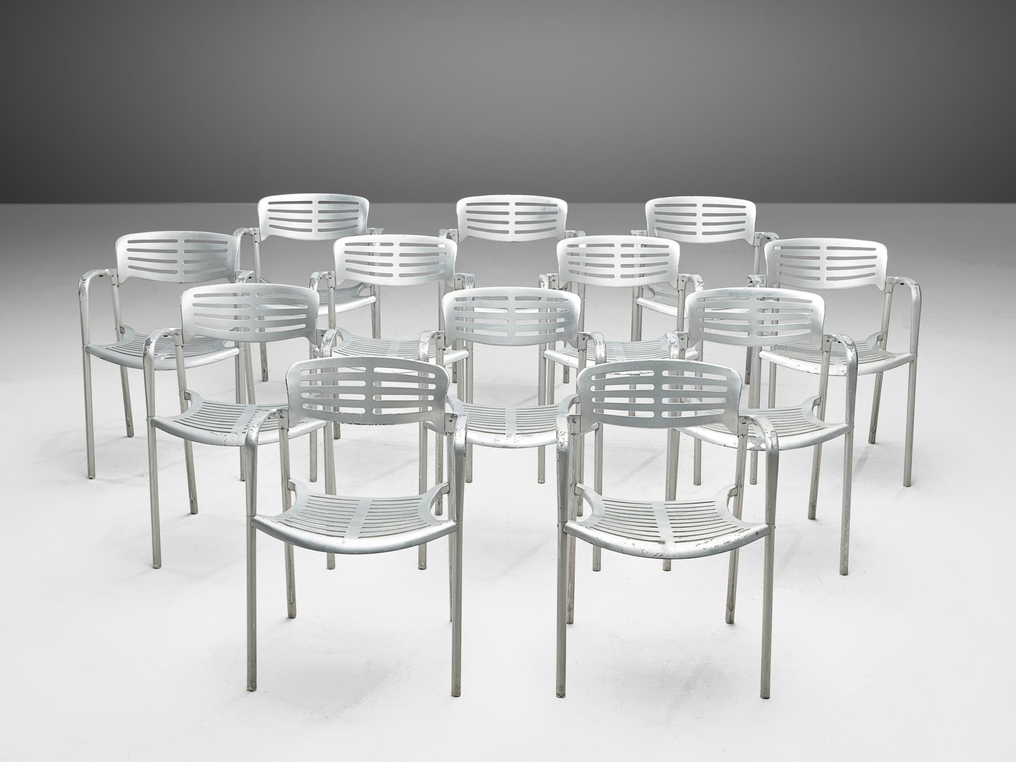 Fauteuils Toledo en aluminium de Jorge Pensi Bon état à Waalwijk, NL