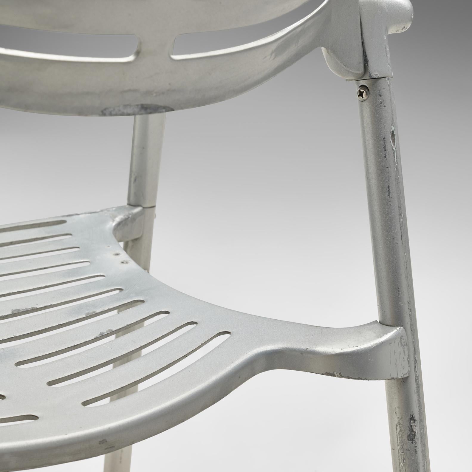 Jorge Pensi 'Toledo' Armchairs in Aluminium 4