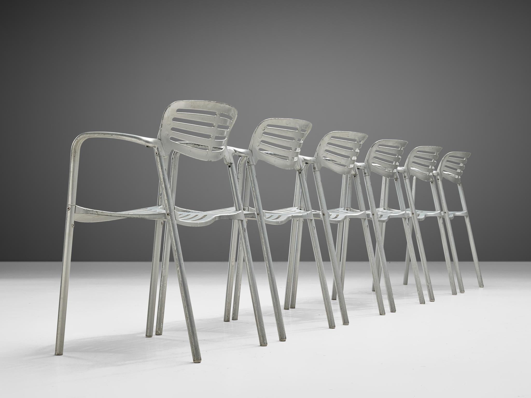Jorge Pensi 'Toledo' Sessel aus Aluminium  (Moderne der Mitte des Jahrhunderts) im Angebot