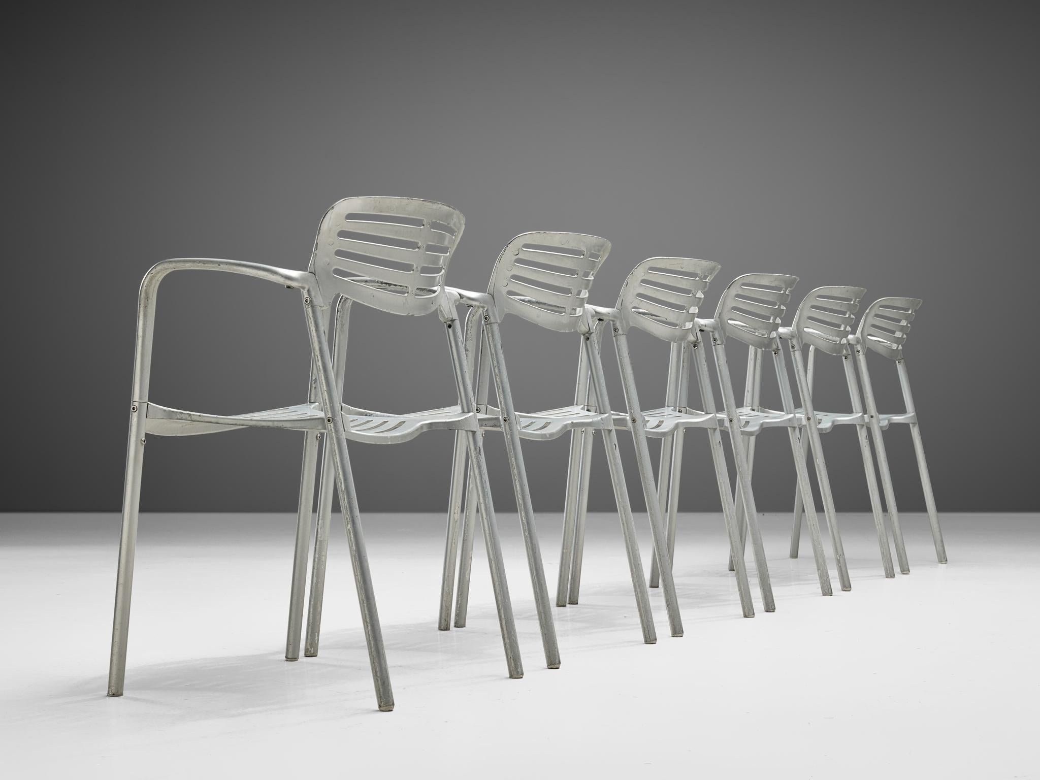 Jorge Pensi 'Toledo' Armchairs in Aluminum 1