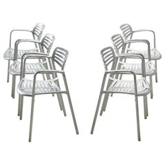 Jorge Pensi 'Toledo' Armchairs in Aluminum