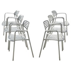 Jorge Pensi 'Toledo' Armchairs in Aluminium 