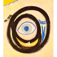 Jorge Quartilho Acrylic on Canvas "The Future", 1989 Rio de Janeiro