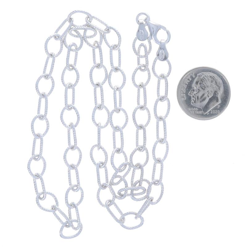 Jorge Revilla Fancy Link Chain Necklace 17 3/4