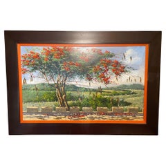 Jorge Romero’s Oil Painting Of A Flamboyant Tree