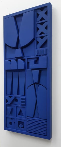 Jorge Salas, You and Me Series, 2019, Carved and painted on wood